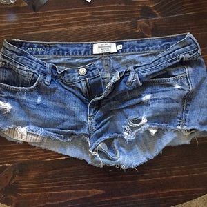 Abercrombie jean shorts
